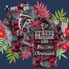 Atlanta Falcons Stress Blessed Obsessed Tropical Palm Leaves Pattern Hawaiian Shirt 3