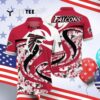 Atlanta Falcons Tropical Flower Summer Aloha Beach Gift For Him Hawaiian Shirt 4