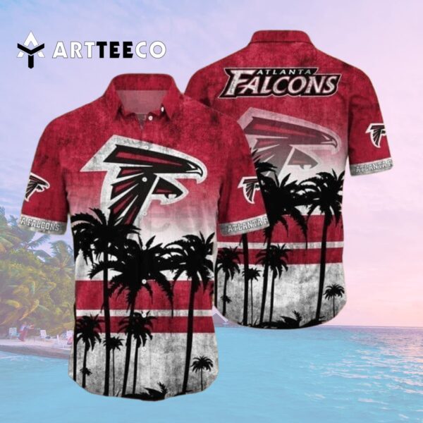 Atlanta Falcons Vintage Aloha Hawaiian Shirt 2