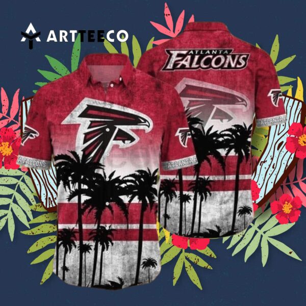 Atlanta Falcons Vintage Aloha Hawaiian Shirt 3