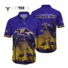 Baltimore Ravens Flower Summer Hawaiian Shirt 1