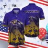 Baltimore Ravens Flower Summer Hawaiian Shirt 4