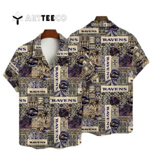 Baltimore Ravens National Football League 2023 Aop V1 Hawaiian Shirt 1