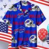 Buffalo Bills American Football Helmet Blue Hawaiian Shirt 4