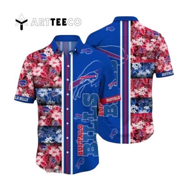Buffalo Bills Flower Summer Hawaiian Shirt 1
