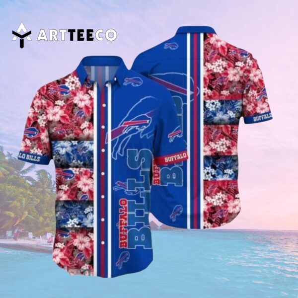 Buffalo Bills Flower Summer Hawaiian Shirt 2