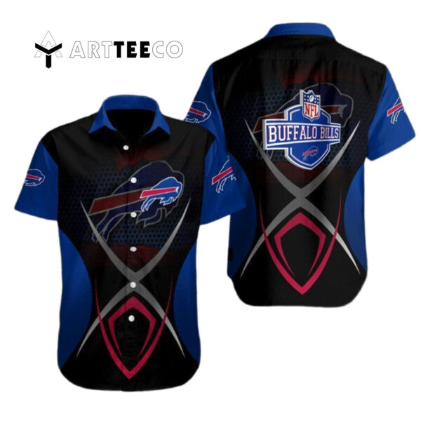Buffalo Bills Football Art Logo Hawaiian Shirt 1