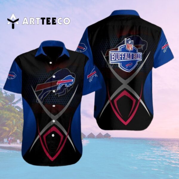 Buffalo Bills Football Art Logo Hawaiian Shirt 2