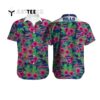 Buffalo Bills Hibiscus Flowers Pink Blue Hawaiian Shirt 1