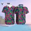 Buffalo Bills Hibiscus Flowers Pink Blue Hawaiian Shirt 2