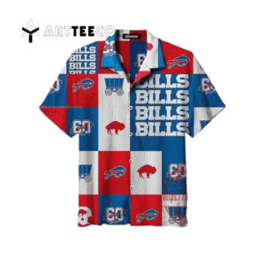 Buffalo Bills Logo Collection Plaid Pattern Hawaiian Shirt 1