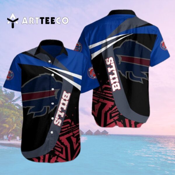 Buffalo Bills Logo Sport Pattern V6 Hawaiian Shirt 2
