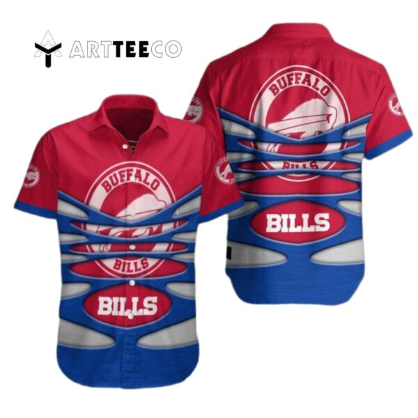 Buffalo Bills Logo Sport Pattern V8 Hawaiian Shirt 1