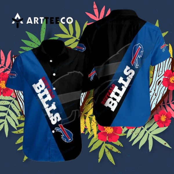 Buffalo Bills Logo Team Football Hawaiian Shirt 3