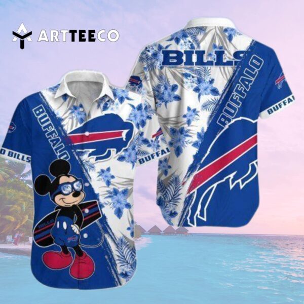 Buffalo Bills Mickey Mouse Tropical Hawaiian Shirt 2
