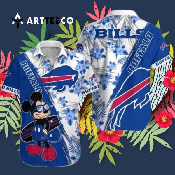 Buffalo Bills Mickey Mouse Tropical Hawaiian Shirt 3
