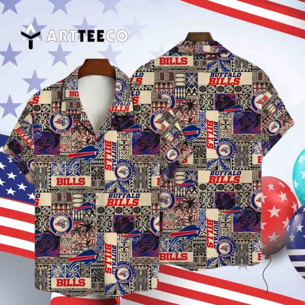 Buffalo Bills National Football League 2025 Aop V2 Hawaiian Shirt 4