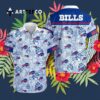 Buffalo Bills Palm Leaves Blue White Hawaiian Shirt 3