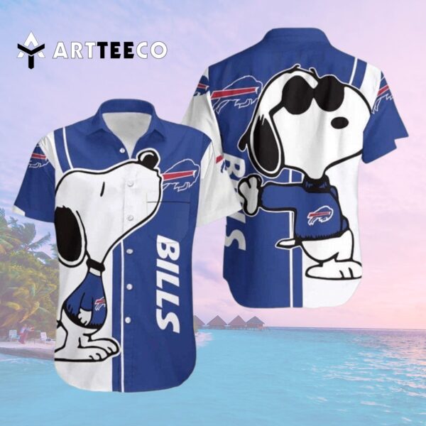 Buffalo Bills Snoopy Beach Hawaiian Shirt 2