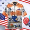 Buffalo Bills Snoopy Charlie Brown Autumn Tree Hawaiian Shirt 4