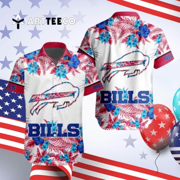 Buffalo Bills Special Floral Hawaiian Shirt 4