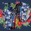 Buffalo Bills Tropical American Flag Style Hawaiian Shirt 3