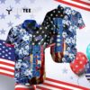 Buffalo Bills Tropical American Flag Style Hawaiian Shirt 4