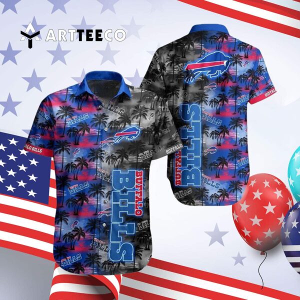 Buffalo Bills Tropical For Summer 2024 Vintage Style Hawaiian Shirt 4