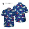 Buffalo Bills White Hibiscus Flowers Blue Hawaiian Shirt 1
