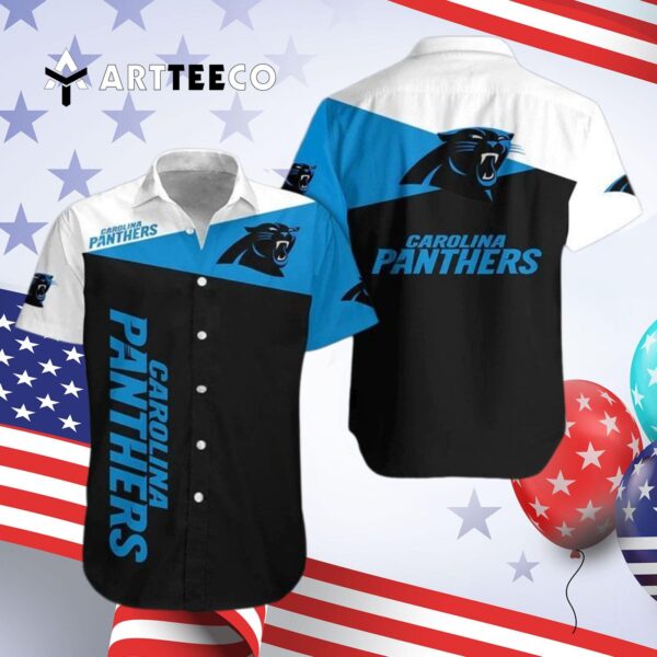 Carolina Panthers Design Summer Hawaiian Shirt 4