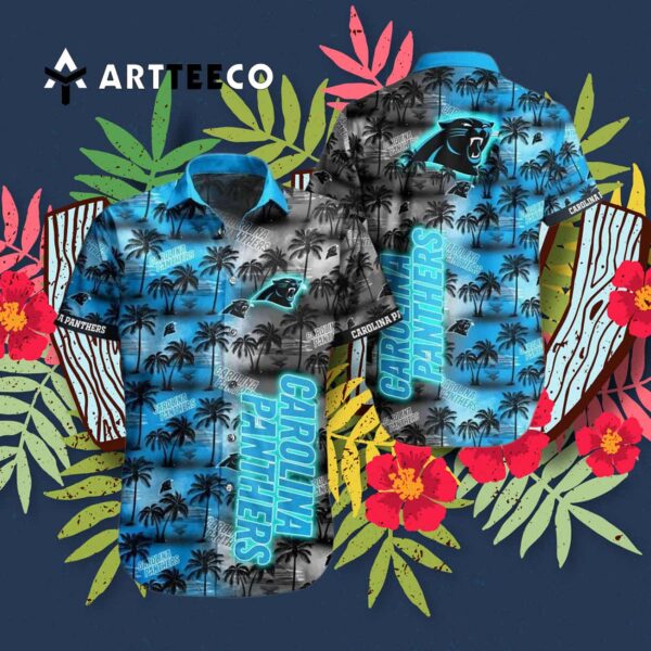 Carolina Panthers Flower Gift For Summer Hawaiian Shirt 3