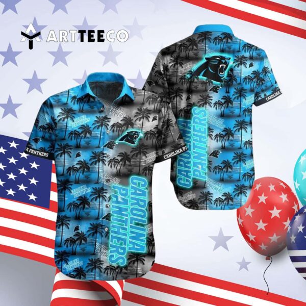 Carolina Panthers Flower Gift For Summer Hawaiian Shirt 4