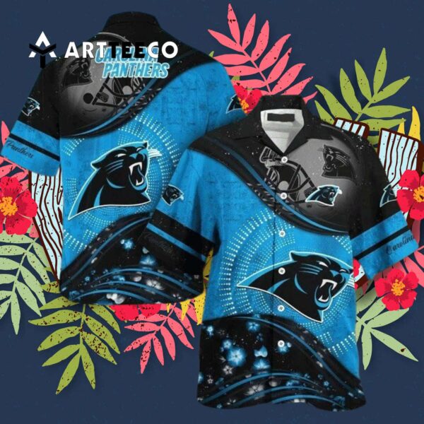 Carolina Panthers Flower Gift Summer 2024 Hawaiian Shirt 3
