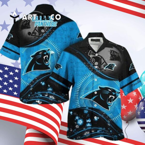 Carolina Panthers Flower Gift Summer 2024 Hawaiian Shirt 4