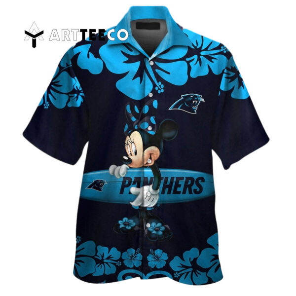 Carolina Panthers Minnie Mouse Hawaiian Shirt 1