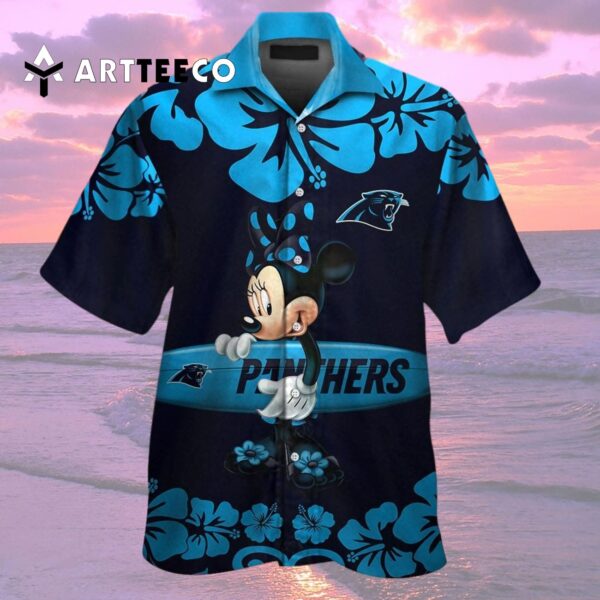 Carolina Panthers Minnie Mouse Hawaiian Shirt 2