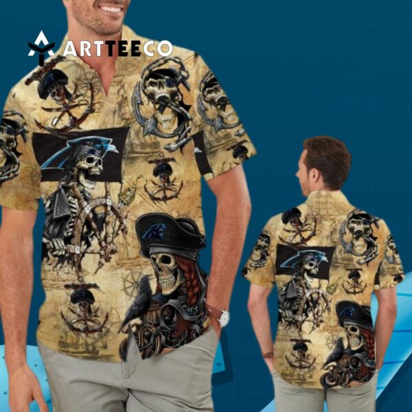 Carolina Panthers Pirates Retro Hawaiian Shirt 3