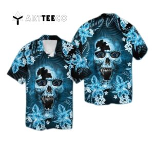 Carolina Panthers Skull Hawaiian Shirt 1