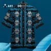 Carolina Panthers Skull Hawaiian Shirt 2 3