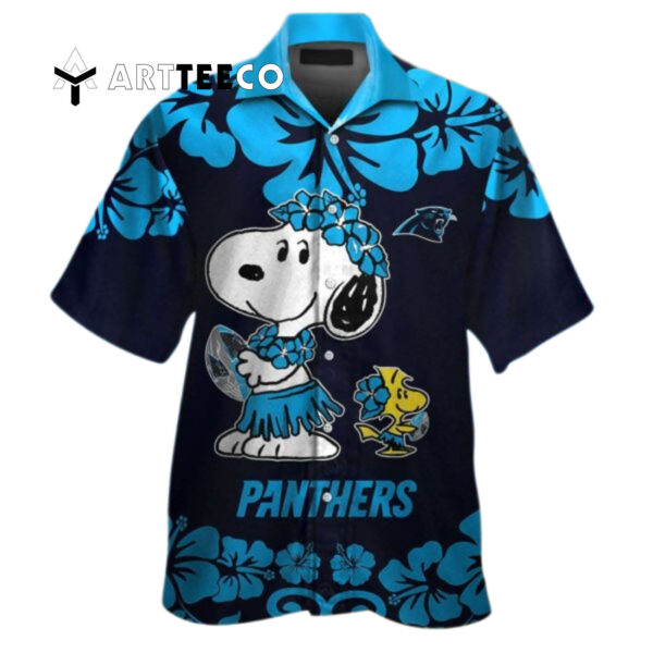 Carolina Panthers Snoopy Hawaiian Shirt 1