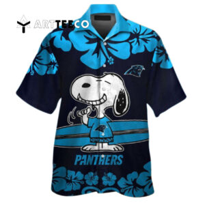 Carolina Panthers Snoopy Hawaiian Shirt 2 1