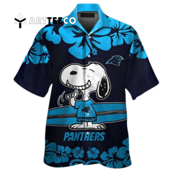 Carolina Panthers Snoopy Hawaiian Shirt 2 1