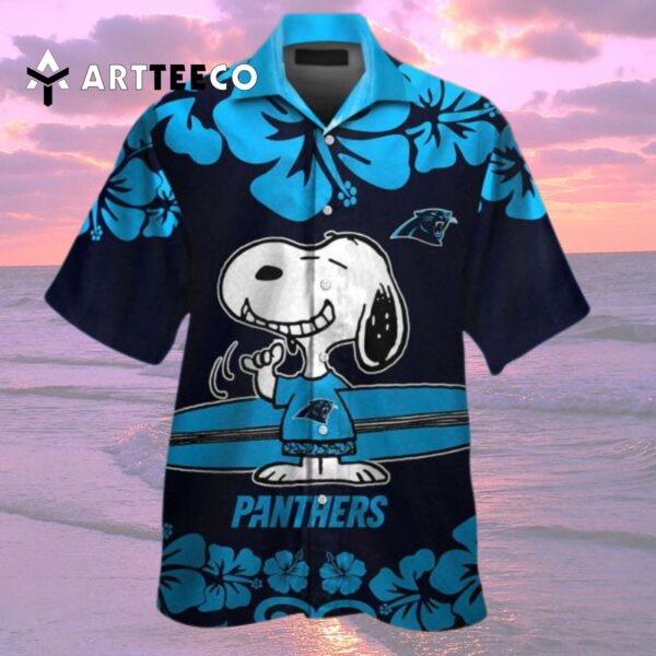Carolina Panthers Snoopy Hawaiian Shirt 2 2
