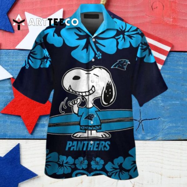 Carolina Panthers Snoopy Hawaiian Shirt 2 4