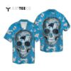 Carolina Panthers Sugar Skull Hawaiian Shirt 1