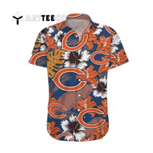 Chicago Bears Floral Tropical Team New Hawaiian Shirt 1