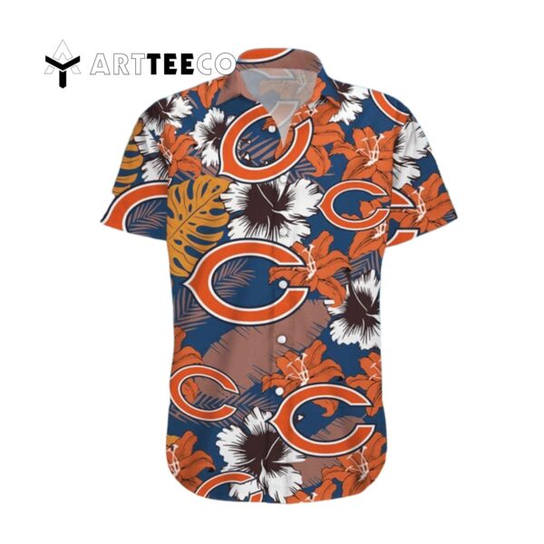 Chicago Bears Floral Tropical Team New Hawaiian Shirt 1
