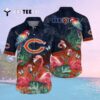 Chicago Bears Flower Full Printing Hawaiian Shirt 2