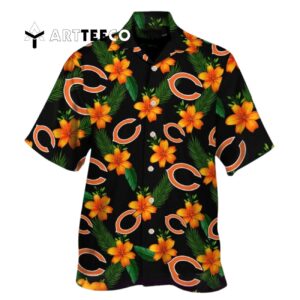 Chicago Bears Great Floral Tropical Team Hawaiian Shirt 1