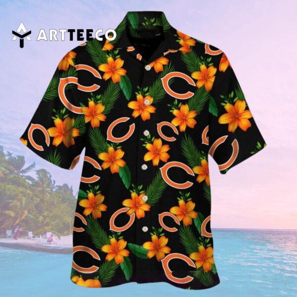 Chicago Bears Great Floral Tropical Team Hawaiian Shirt 2